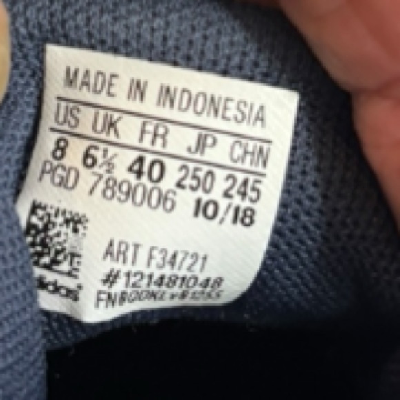 Adidas Sambas VL Court 3.0 Gray and White Suede Sneakers Size 8 - Picture 8 of 16